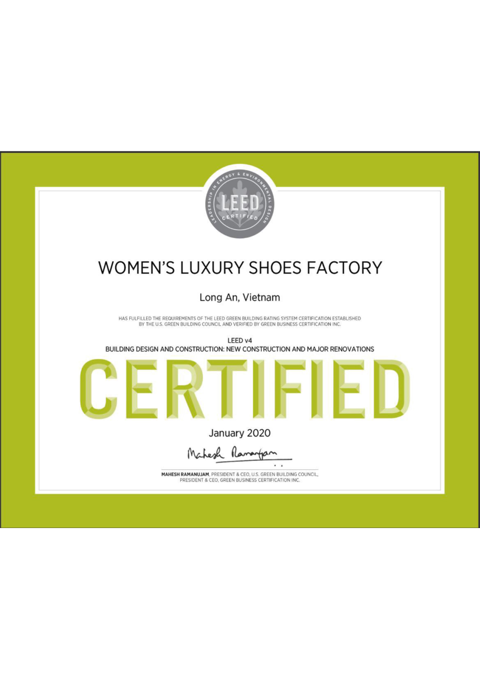 Certificate 4